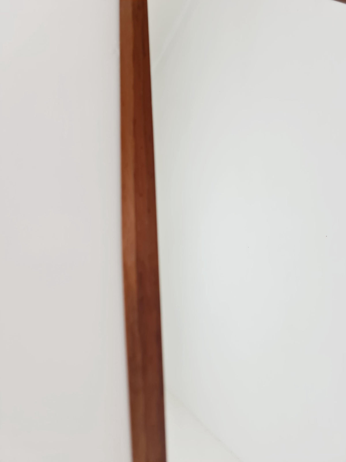 Rosewood Danish mid-century Modern wall-mounted mirror By Jansen Spejle no 603 , 1960s