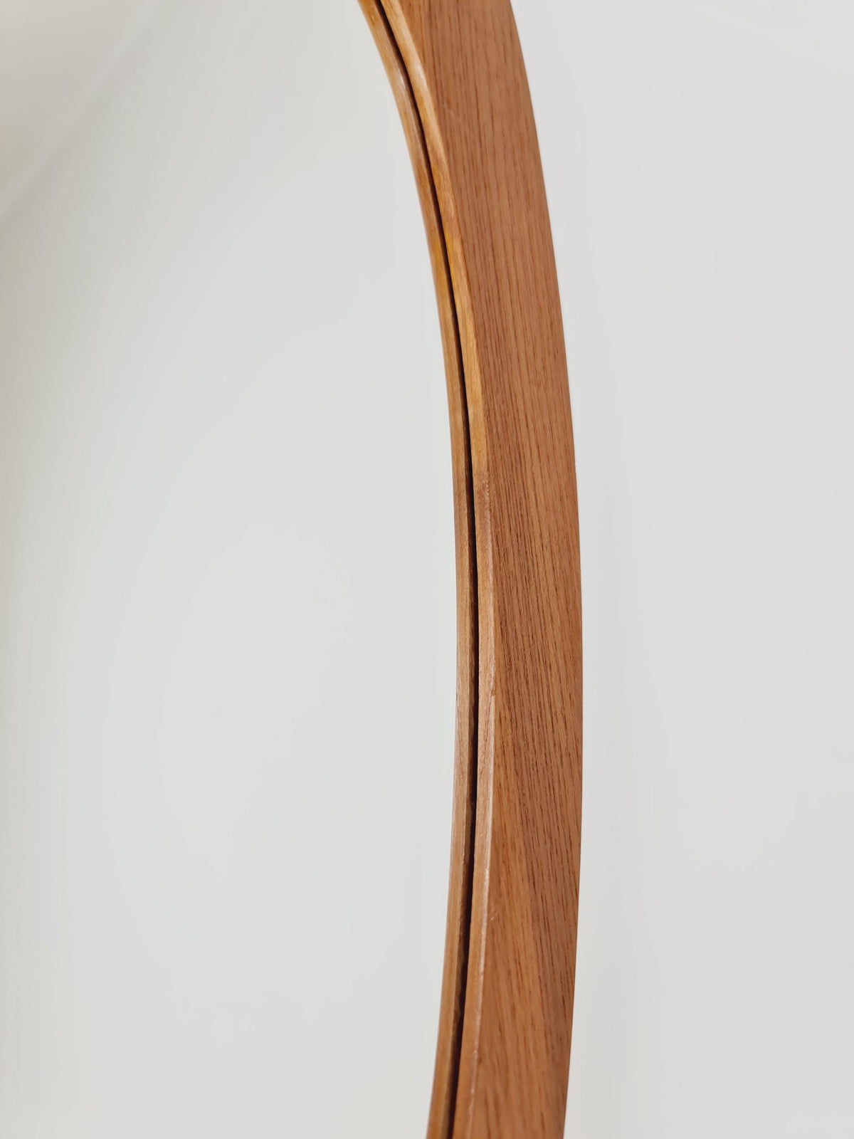 Mid Century asymmetric dansih Original kidney wall mirror from the 60s Rockabilly