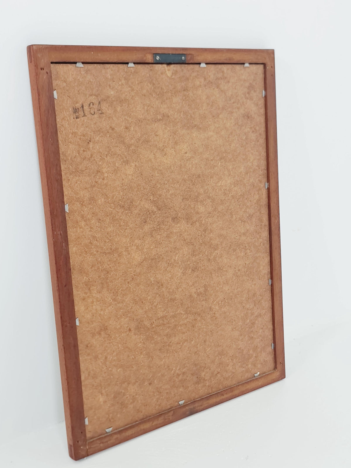 Teak Danish mid-century Modern wall-mounted mirror By Aksel Kjersgaard , 1960s