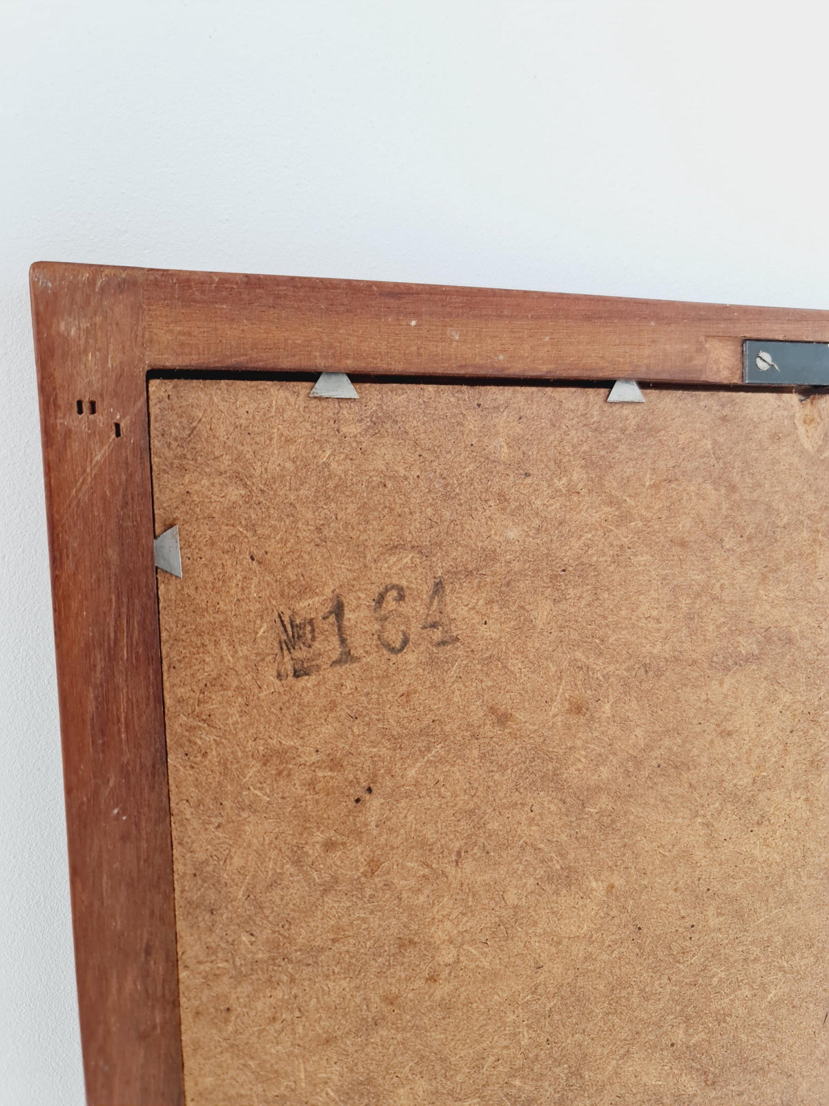 Teak Danish mid-century Modern wall-mounted mirror By Aksel Kjersgaard , 1960s