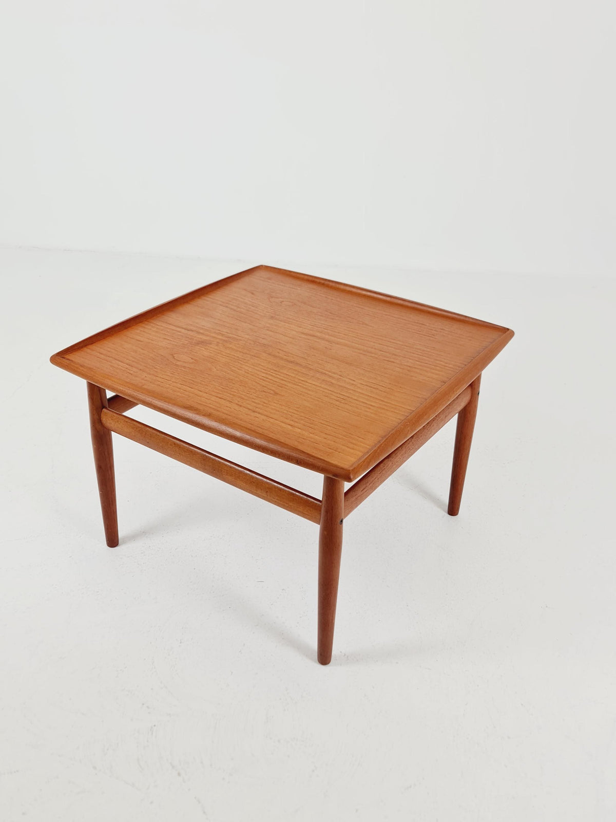 Danish square Teak Coffee Table by Grete Jalk for Glostrup Møbelfabrik, 1960s