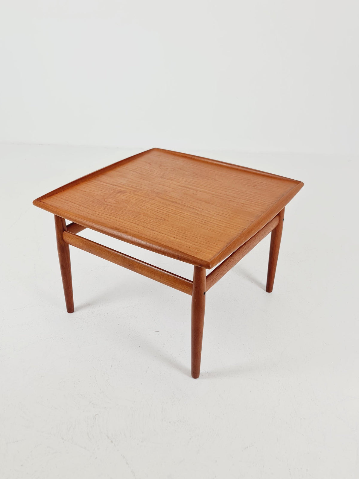 Danish square Teak Coffee Table by Grete Jalk for Glostrup Møbelfabrik, 1960s