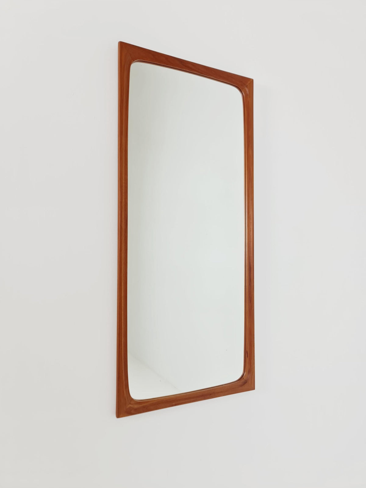 Big Danish mid-century Modern wall-mounted mirror, 1960s