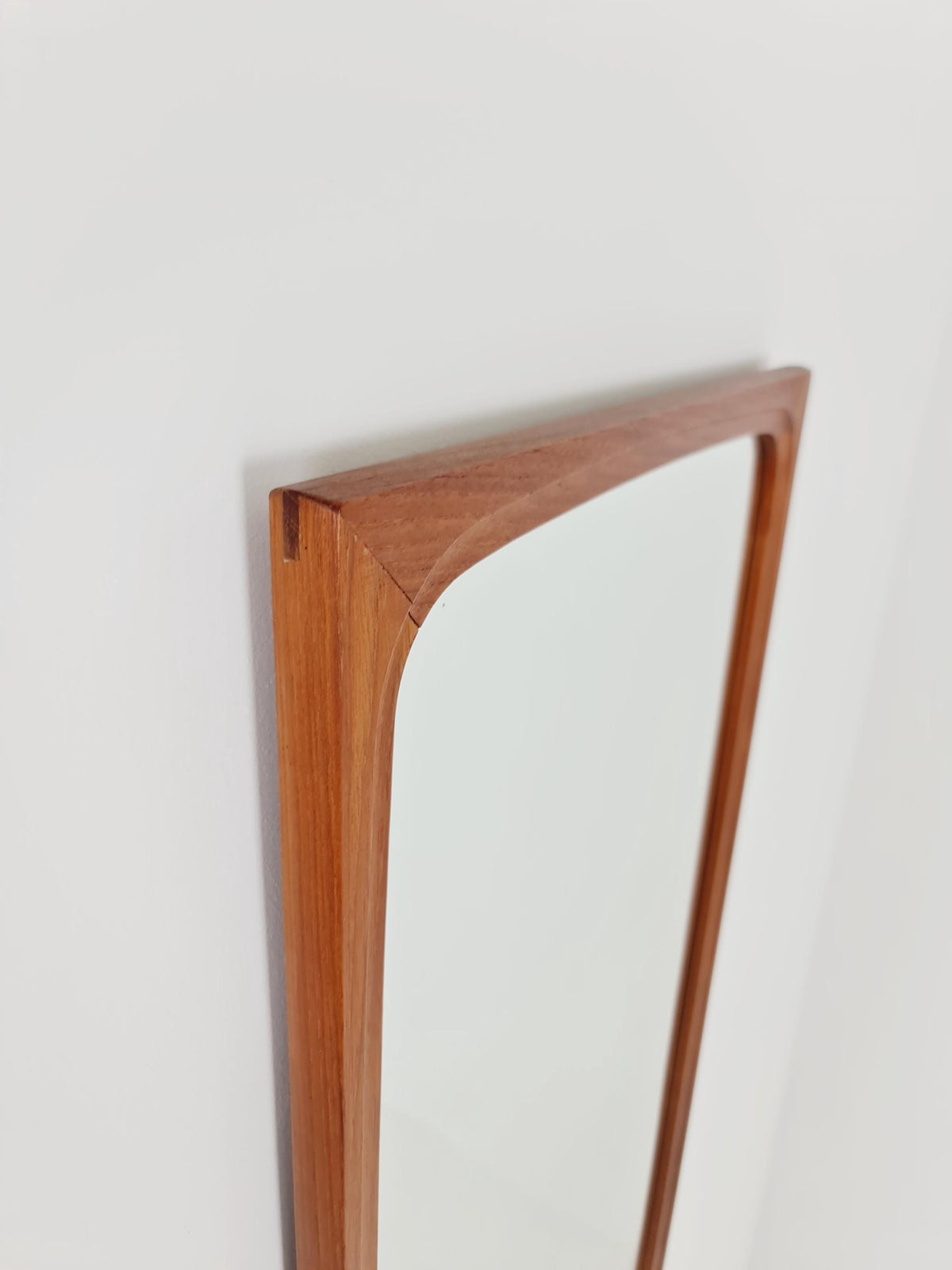 Big Danish mid-century Modern wall-mounted mirror, 1960s