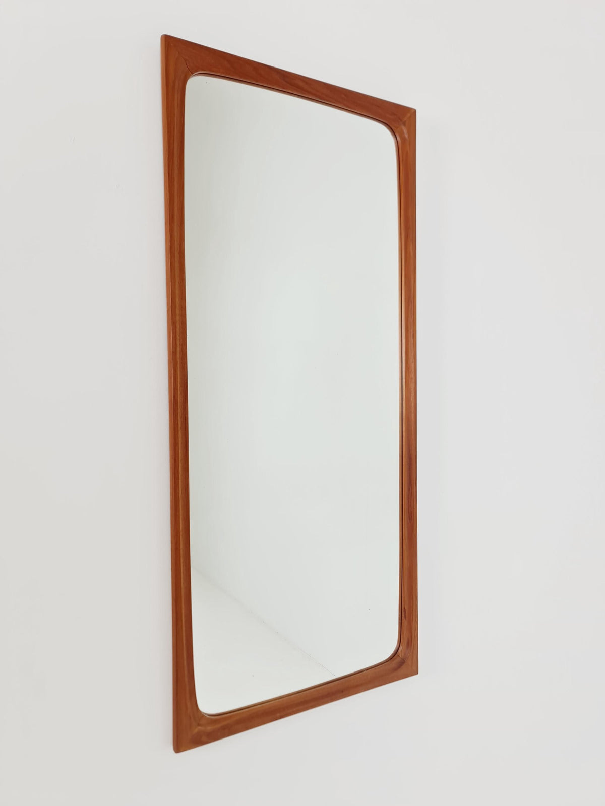 Big Danish mid-century Modern wall-mounted mirror, 1960s