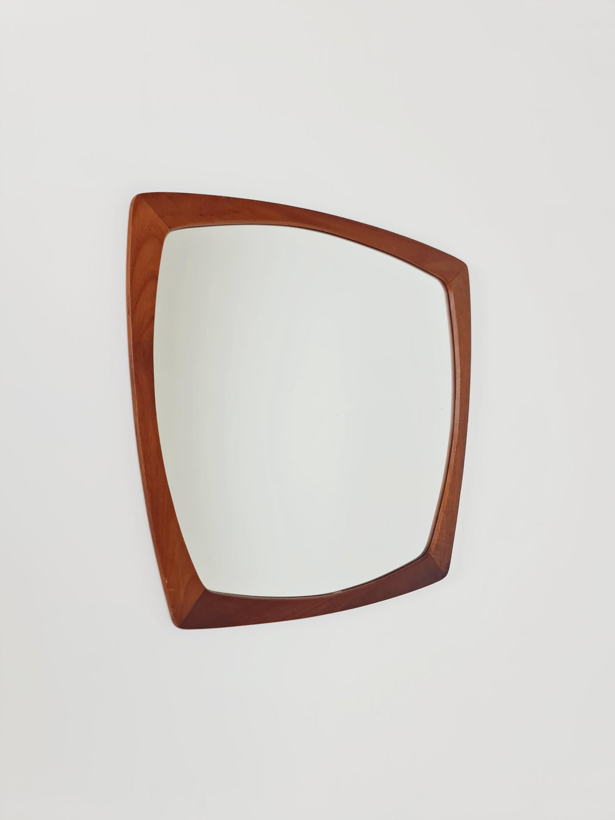Danish mid-century Modern wall-mounted mirror, By Aarhus Denmark 1960s
