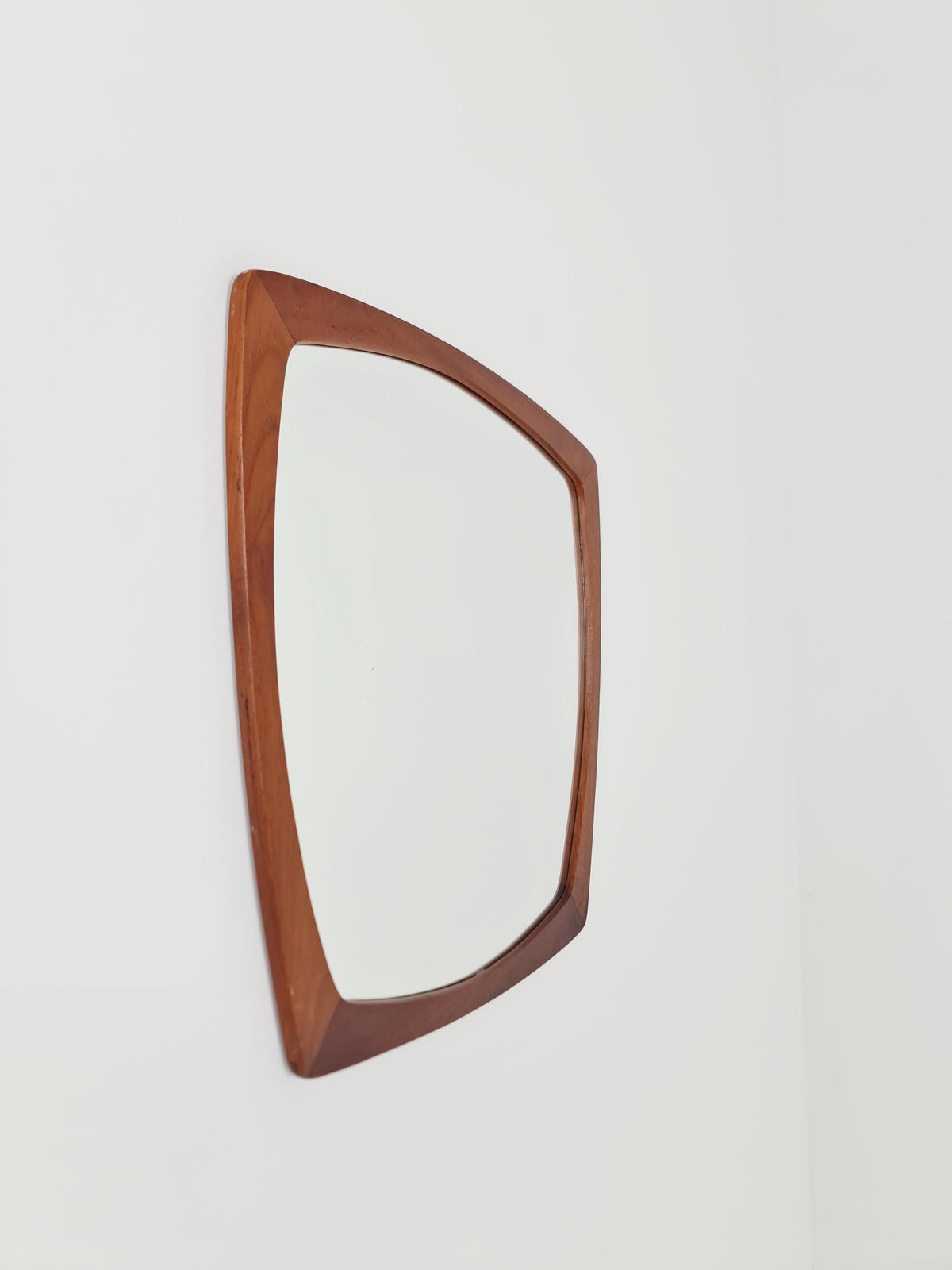 Danish mid-century Modern wall-mounted mirror, By Aarhus Denmark 1960s