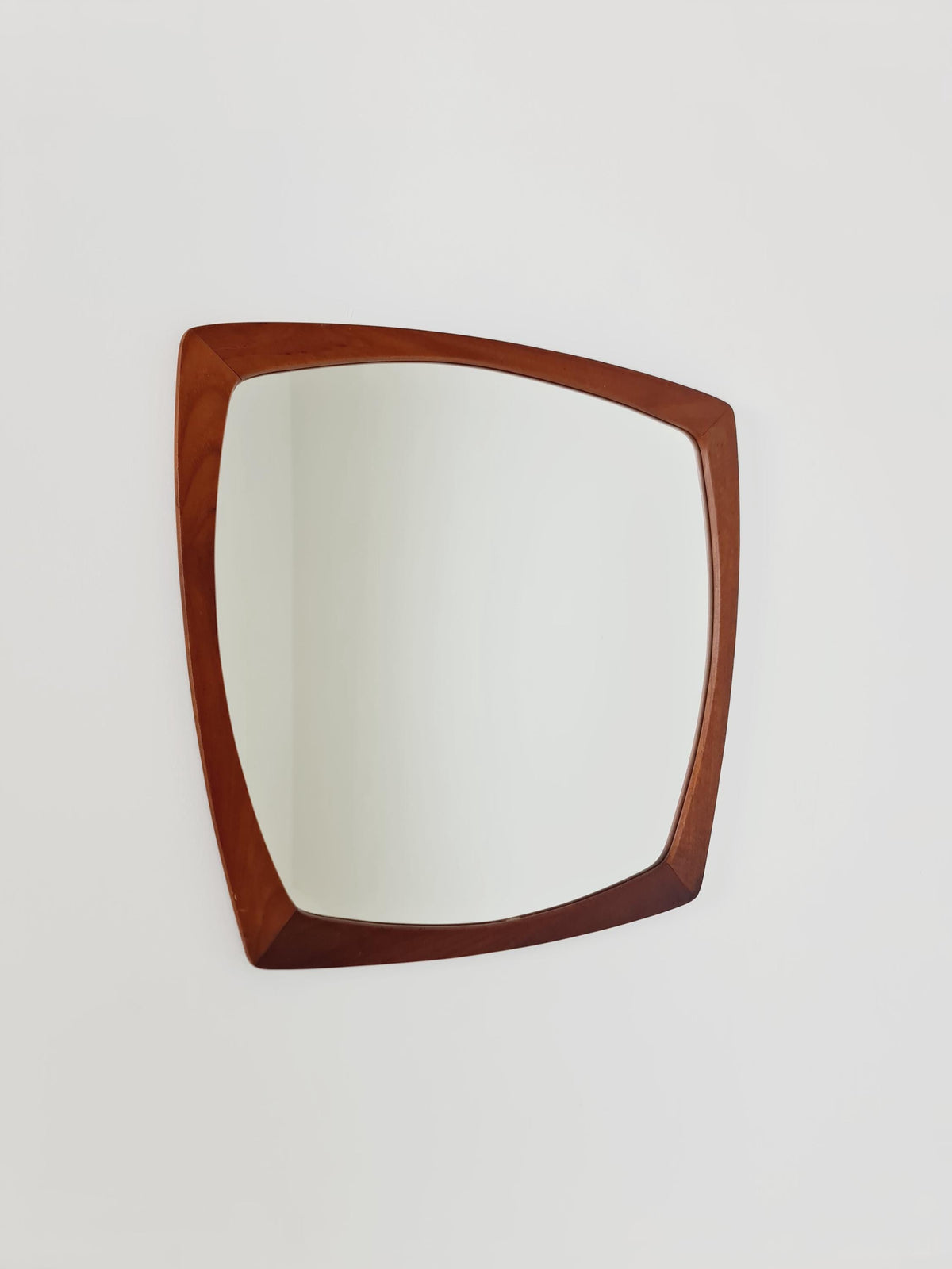 Danish mid-century Modern wall-mounted mirror, By Aarhus Denmark 1960s