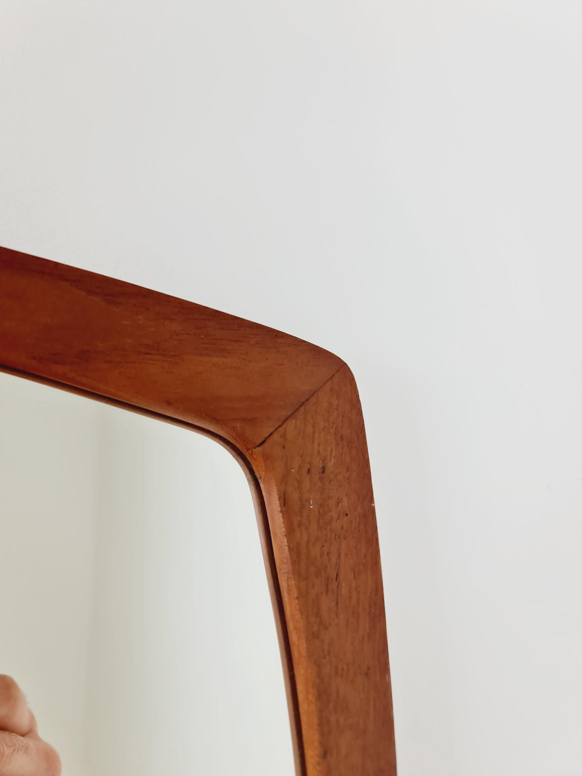 Danish mid-century Modern wall-mounted mirror, By Aarhus Denmark 1960s