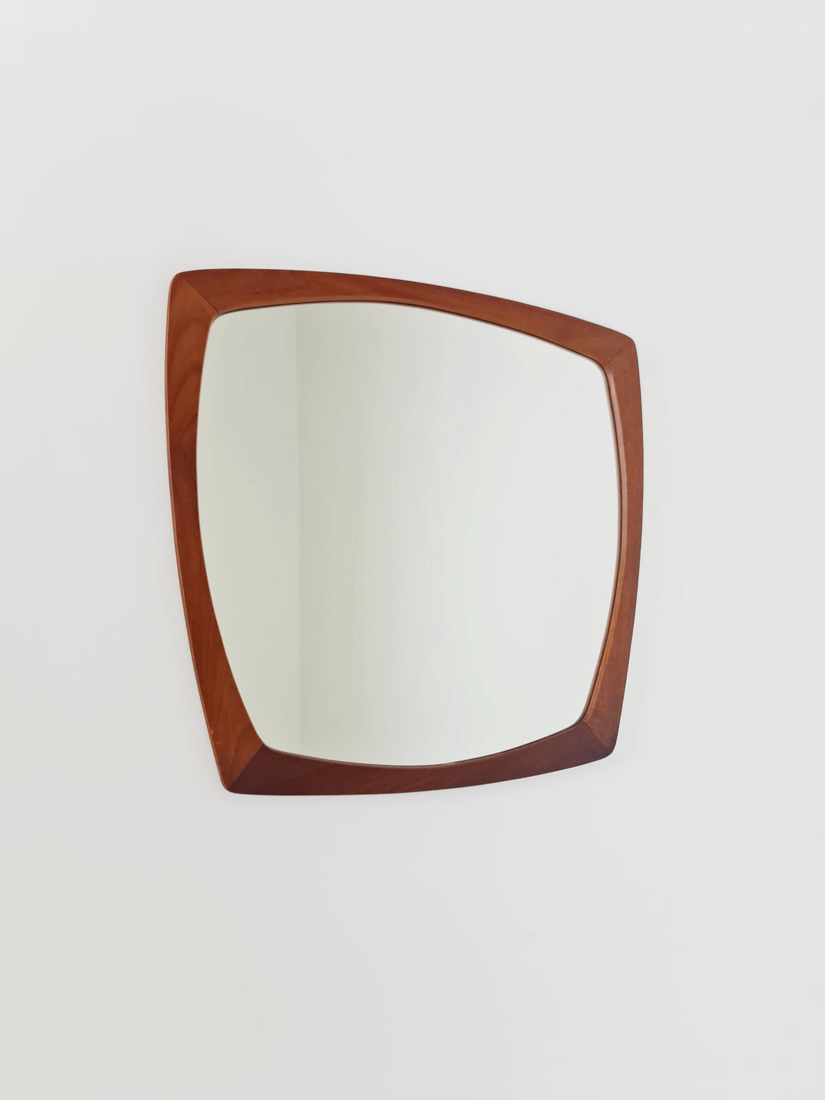 Danish mid-century Modern wall-mounted mirror, By Aarhus Denmark 1960s