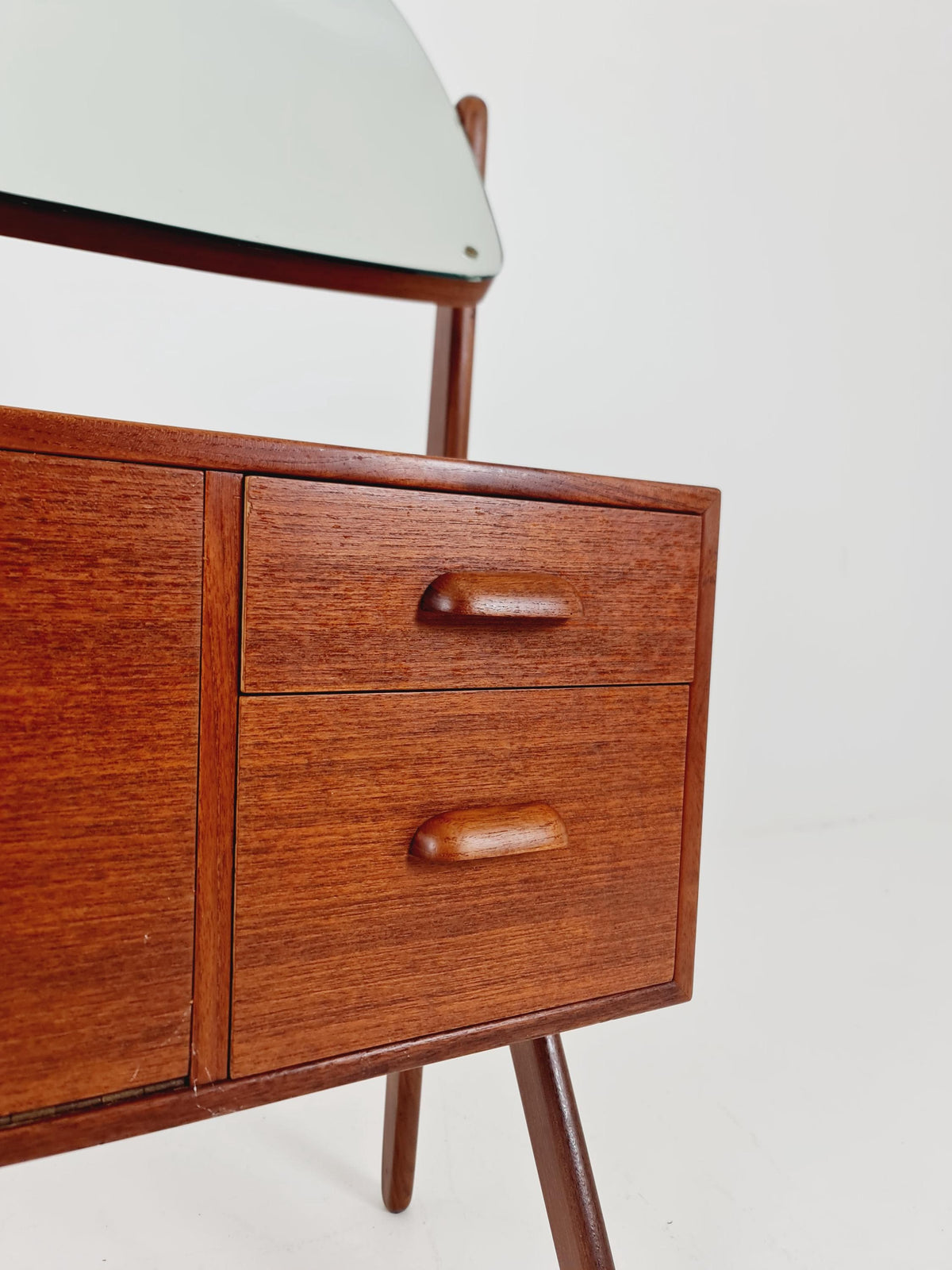 Rare Mid Century Modern Danish Teak vanity table/ make up table by Olhom Möbelfabrik , 1960