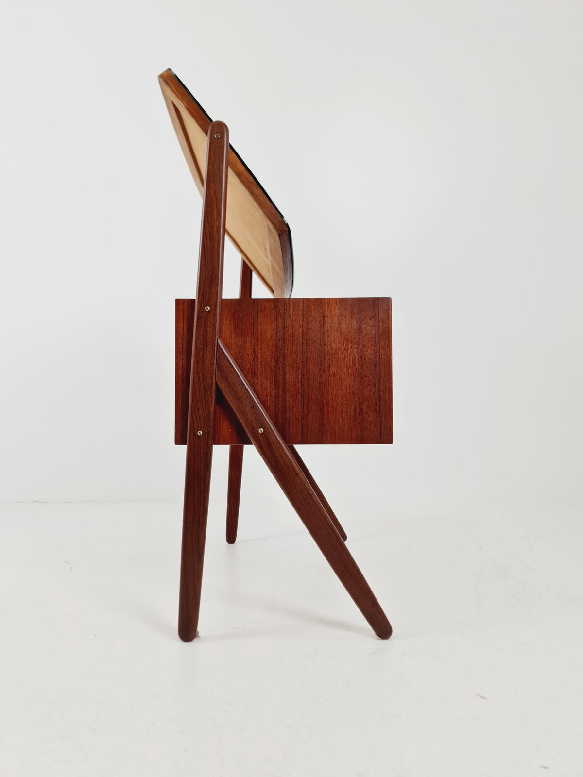 Rare Mid Century Modern Danish Teak vanity table/ make up table by Olhom Möbelfabrik , 1960