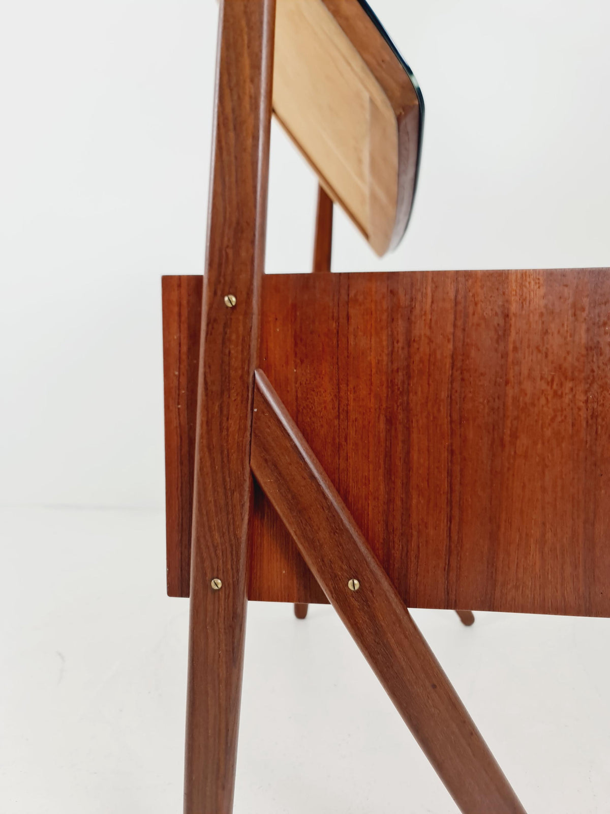 Rare Mid Century Modern Danish Teak vanity table/ make up table by Olhom Möbelfabrik , 1960