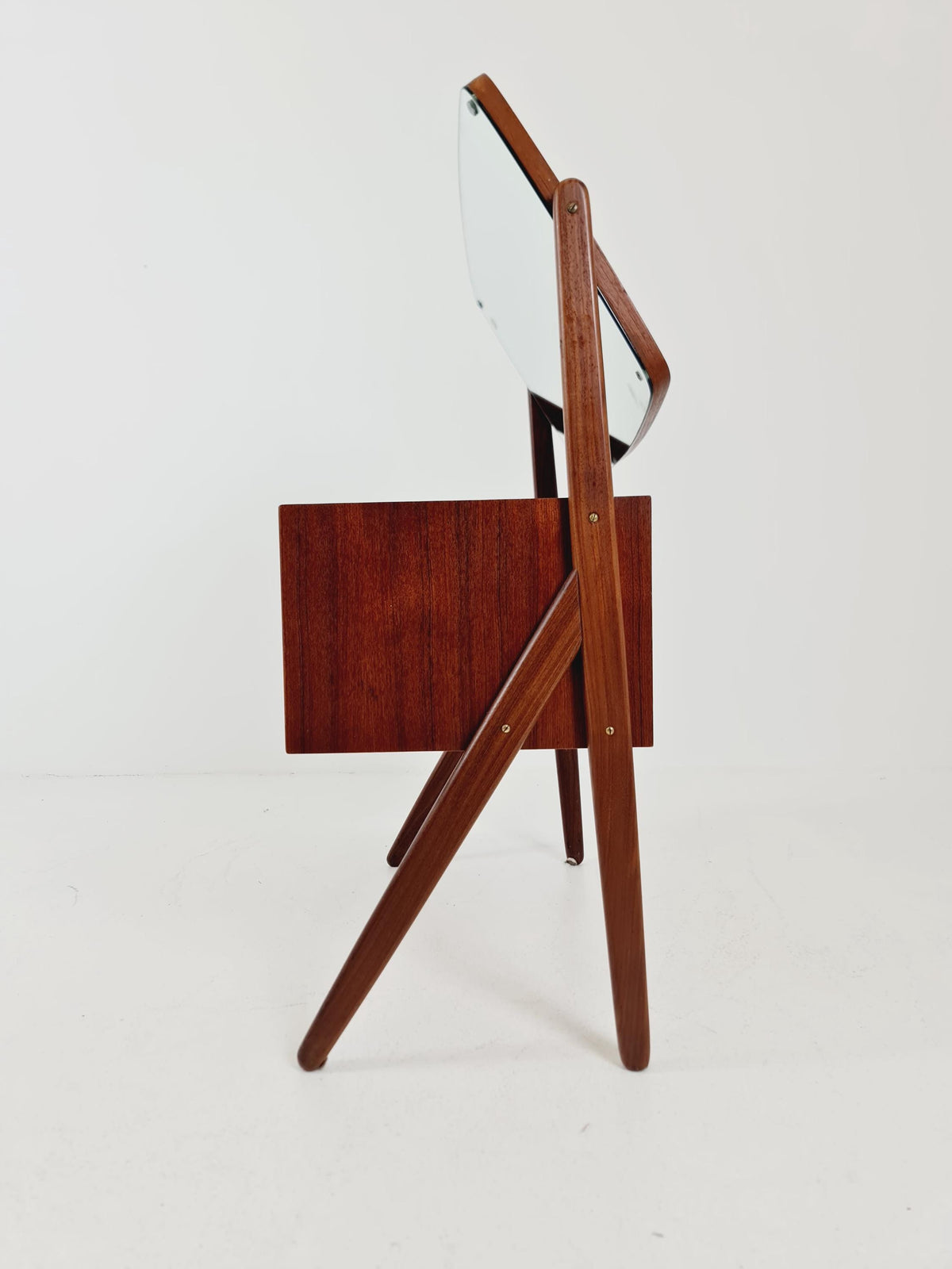Rare Mid Century Modern Danish Teak vanity table/ make up table by Olhom Möbelfabrik , 1960