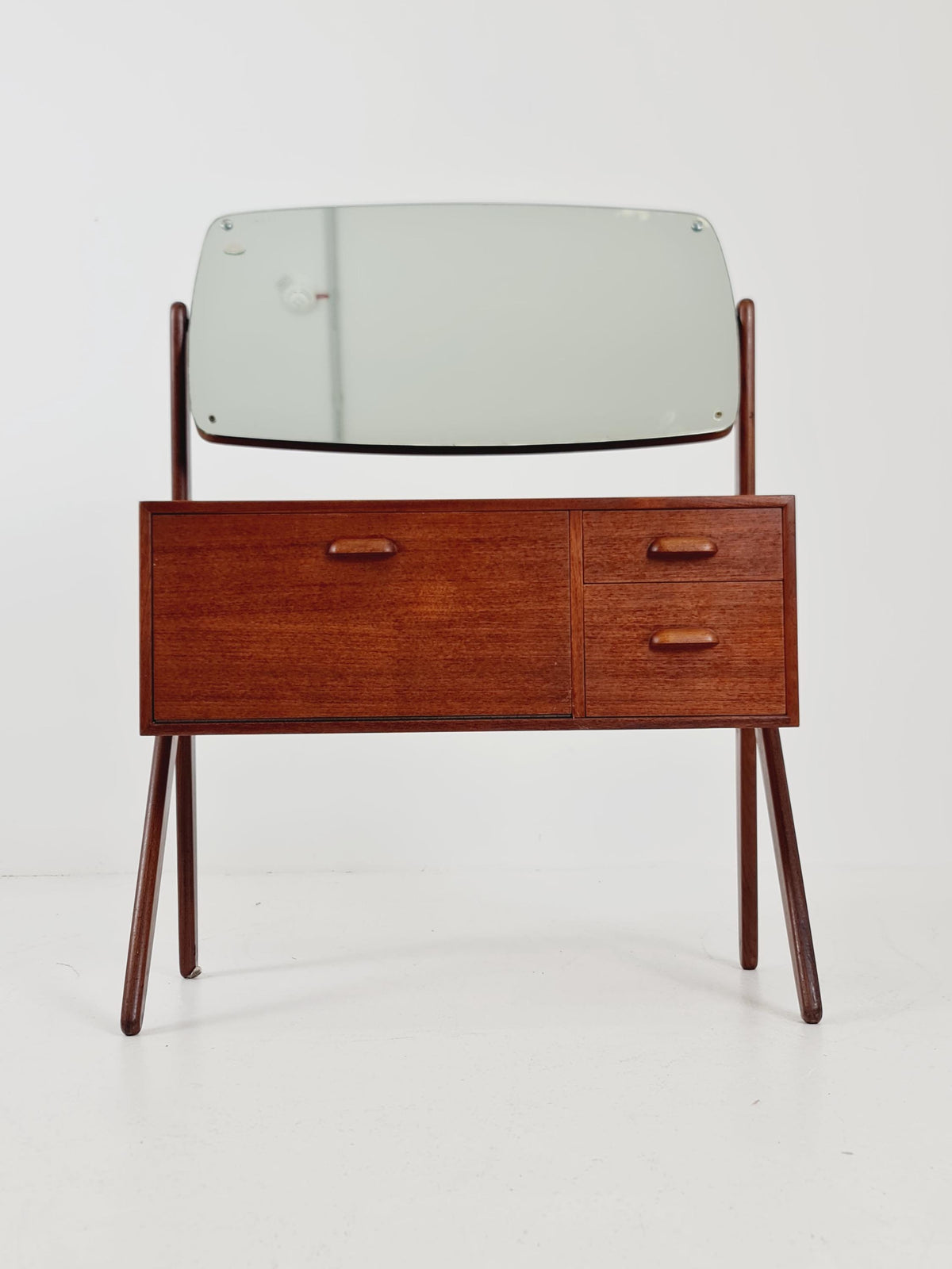 Rare Mid Century Modern Danish Teak vanity table/ make up table by Olhom Möbelfabrik , 1960