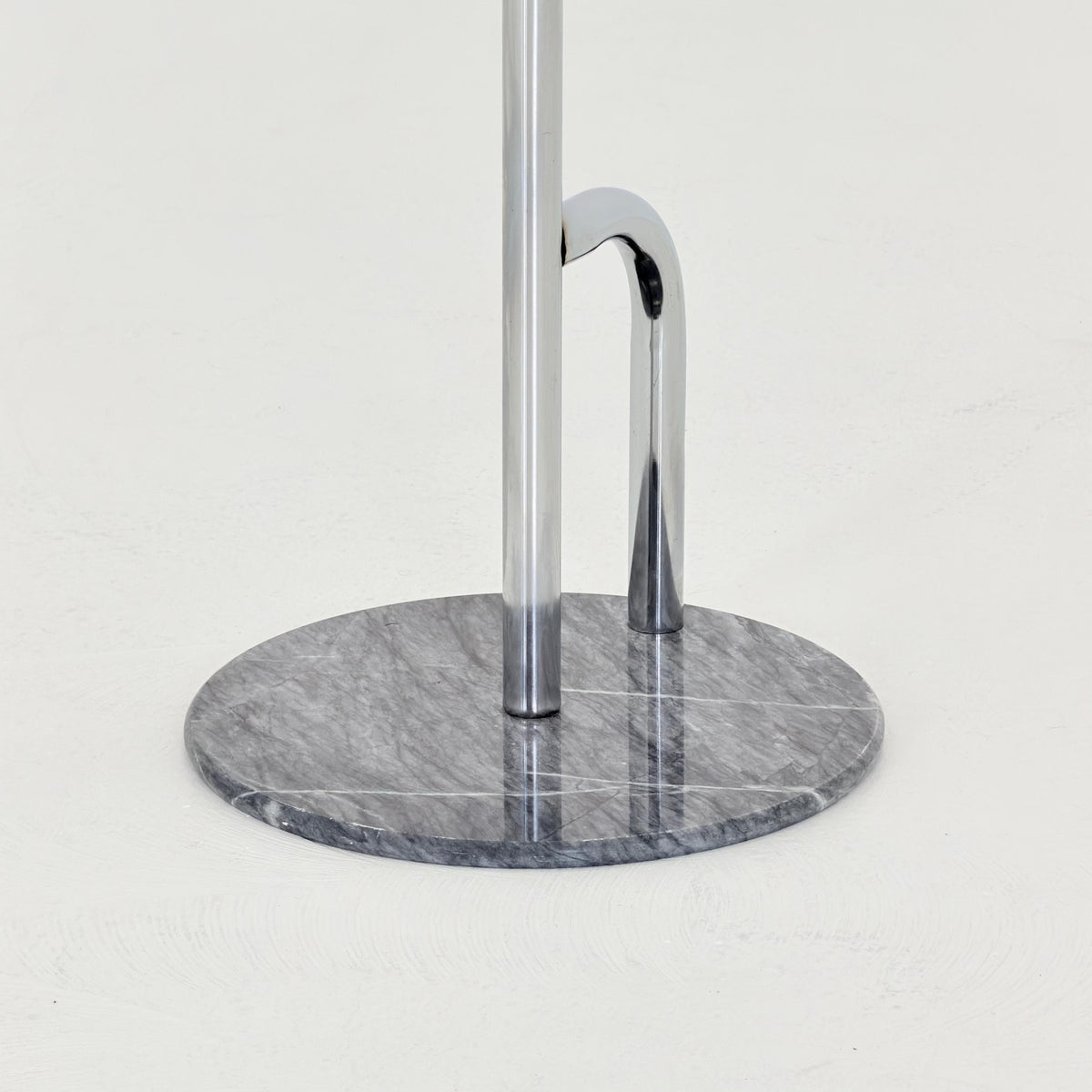 Mid century Bauhaus Chrome Valet Stand with Marble Base, 1980s Germany