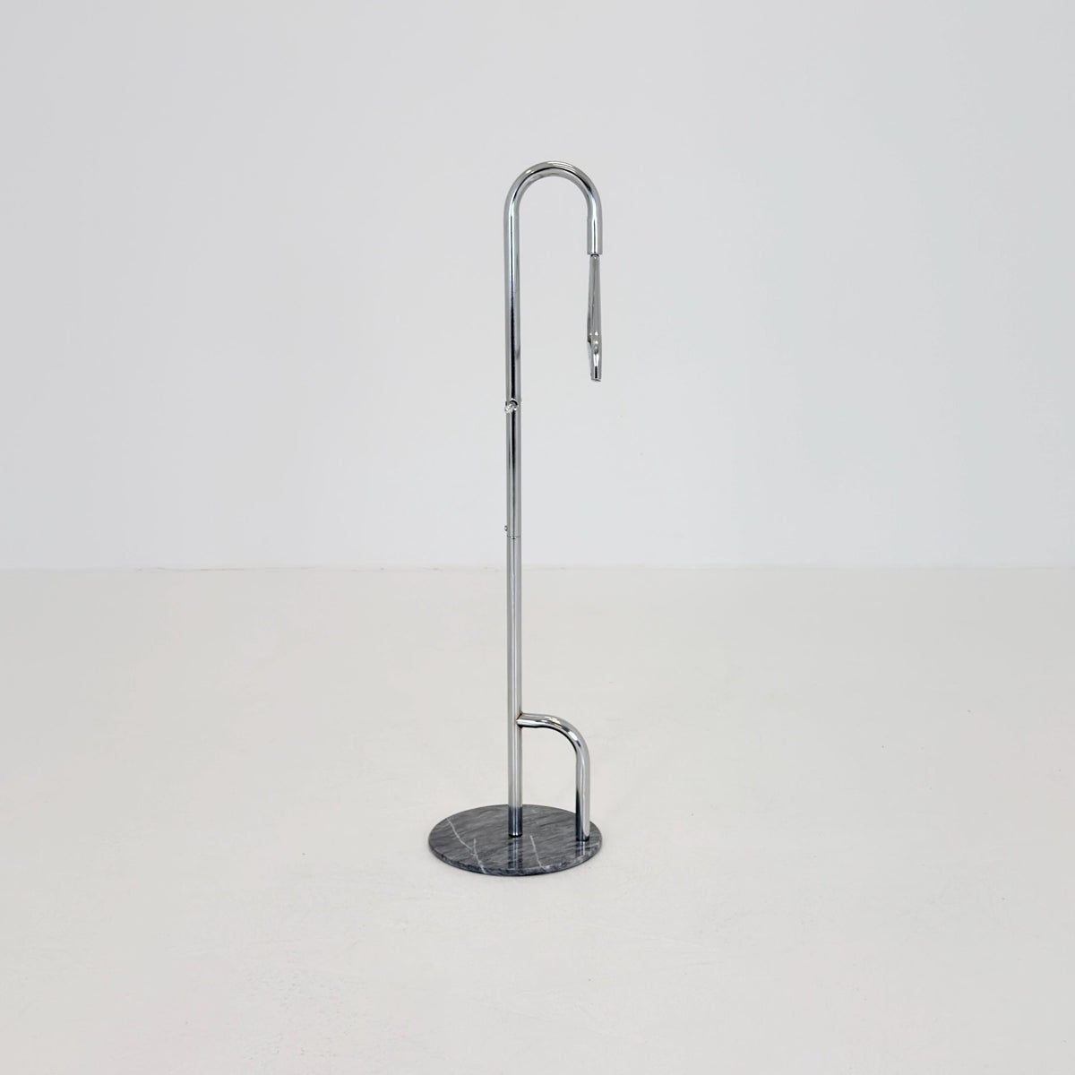 Mid century Bauhaus Chrome Valet Stand with Marble Base, 1980s Germany