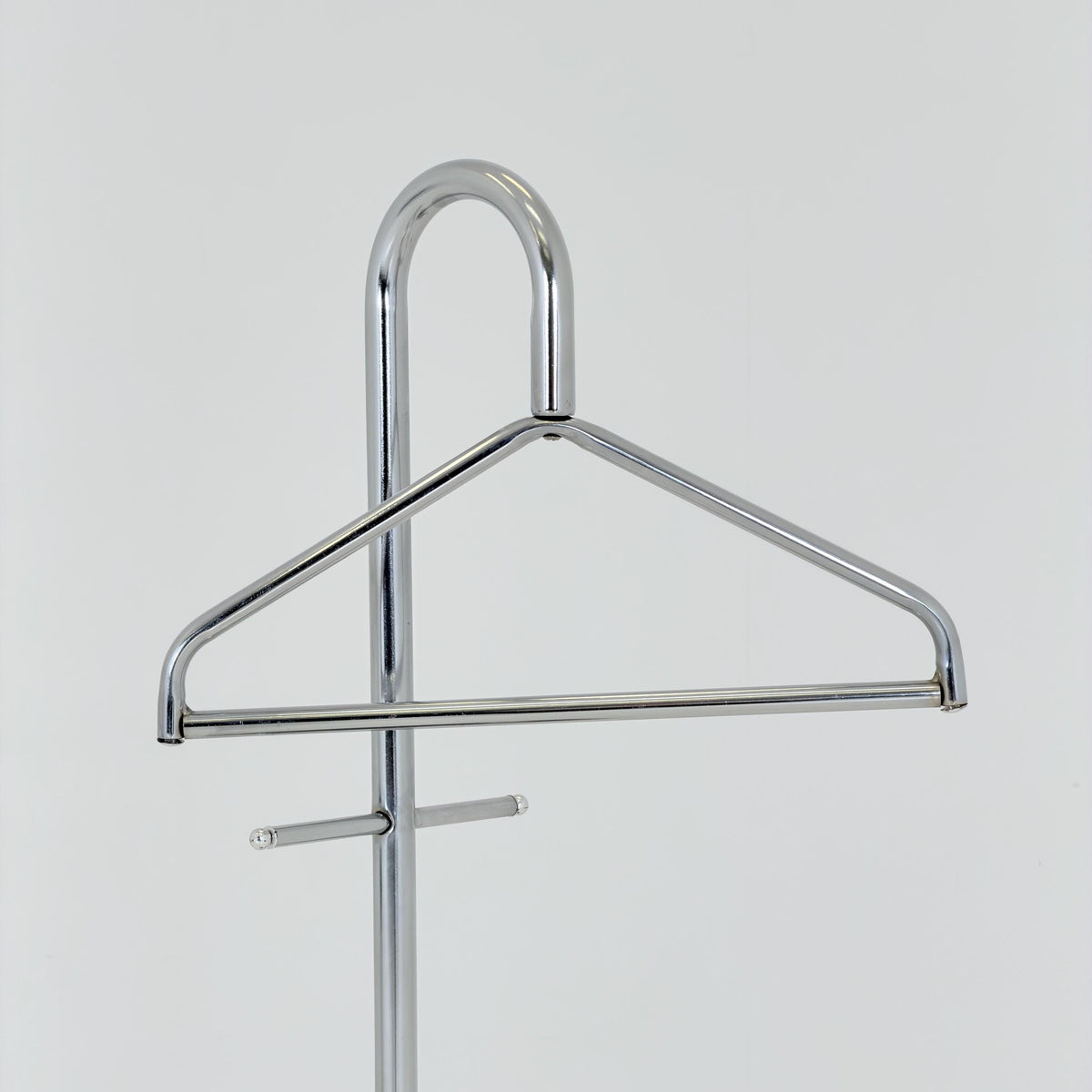 Mid century Bauhaus Chrome Valet Stand with Marble Base, 1980s Germany