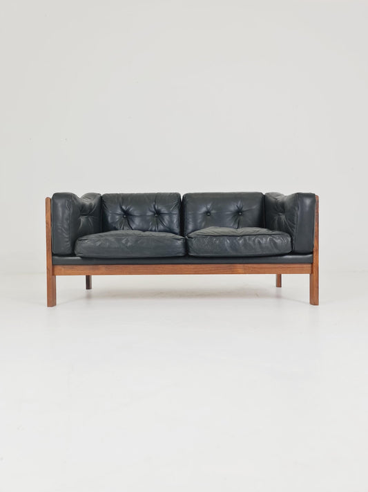 Mid Century Scandinavian Midcentury lounge sofa ground by Ingvar Stockum "Monte Carlo", 1965