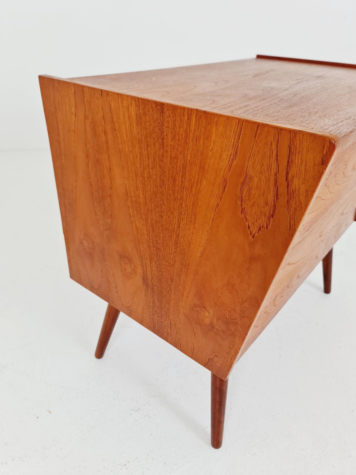 Rare Midcentury German Teak chest of drawers / 3 drawers cabinet by Boehme , 1960s