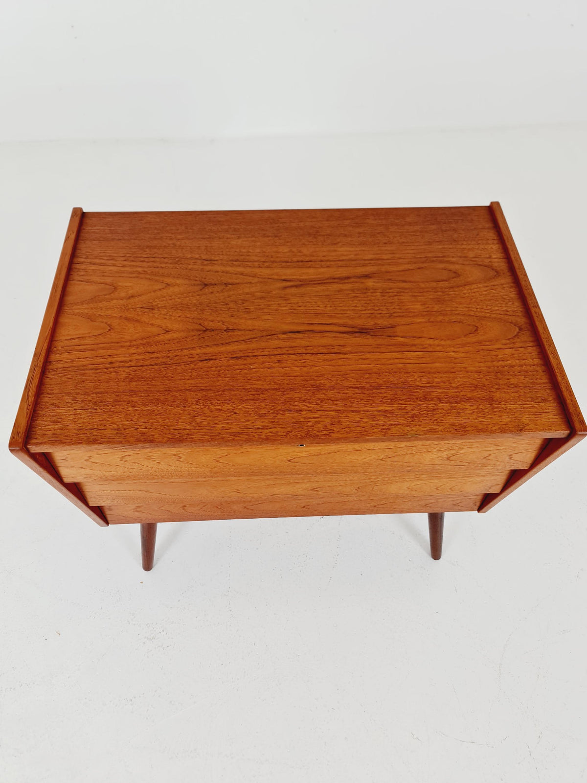 Rare Midcentury German Teak chest of drawers / 3 drawers cabinet by Boehme , 1960s