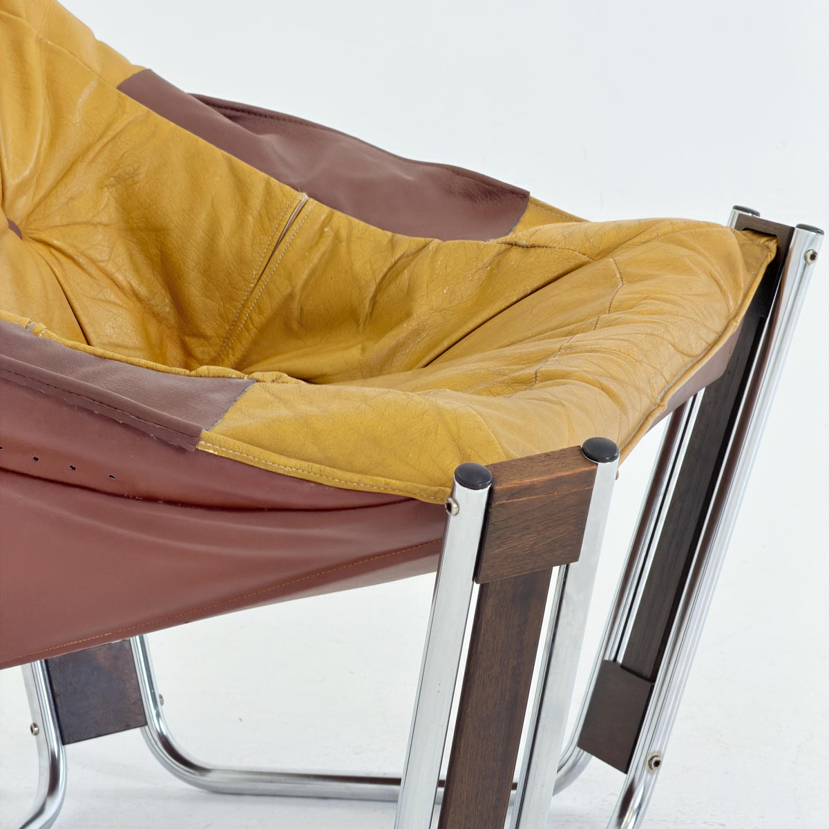 Mid century Sonic Lounge Chair by Odd Knutsen for Hjellegjerde mobler Norway 1970s
