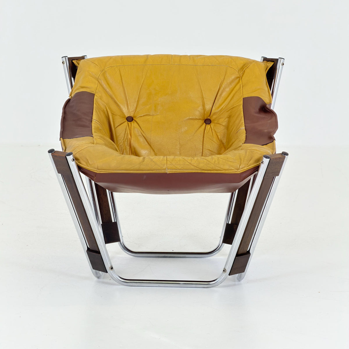 Mid century Sonic Lounge Chair by Odd Knutsen for Hjellegjerde mobler Norway 1970s