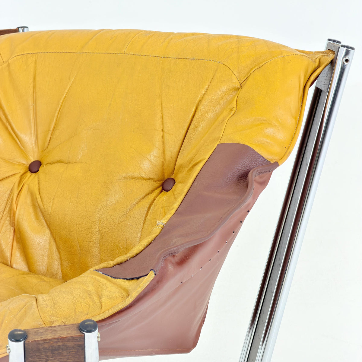 Mid century Sonic Lounge Chair by Odd Knutsen for Hjellegjerde mobler Norway 1970s
