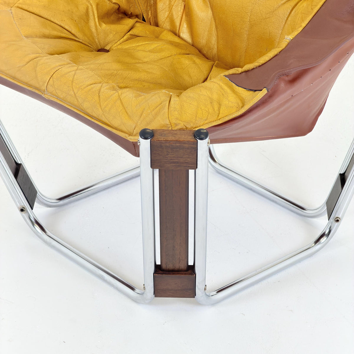 Mid century Sonic Lounge Chair by Odd Knutsen for Hjellegjerde mobler Norway 1970s