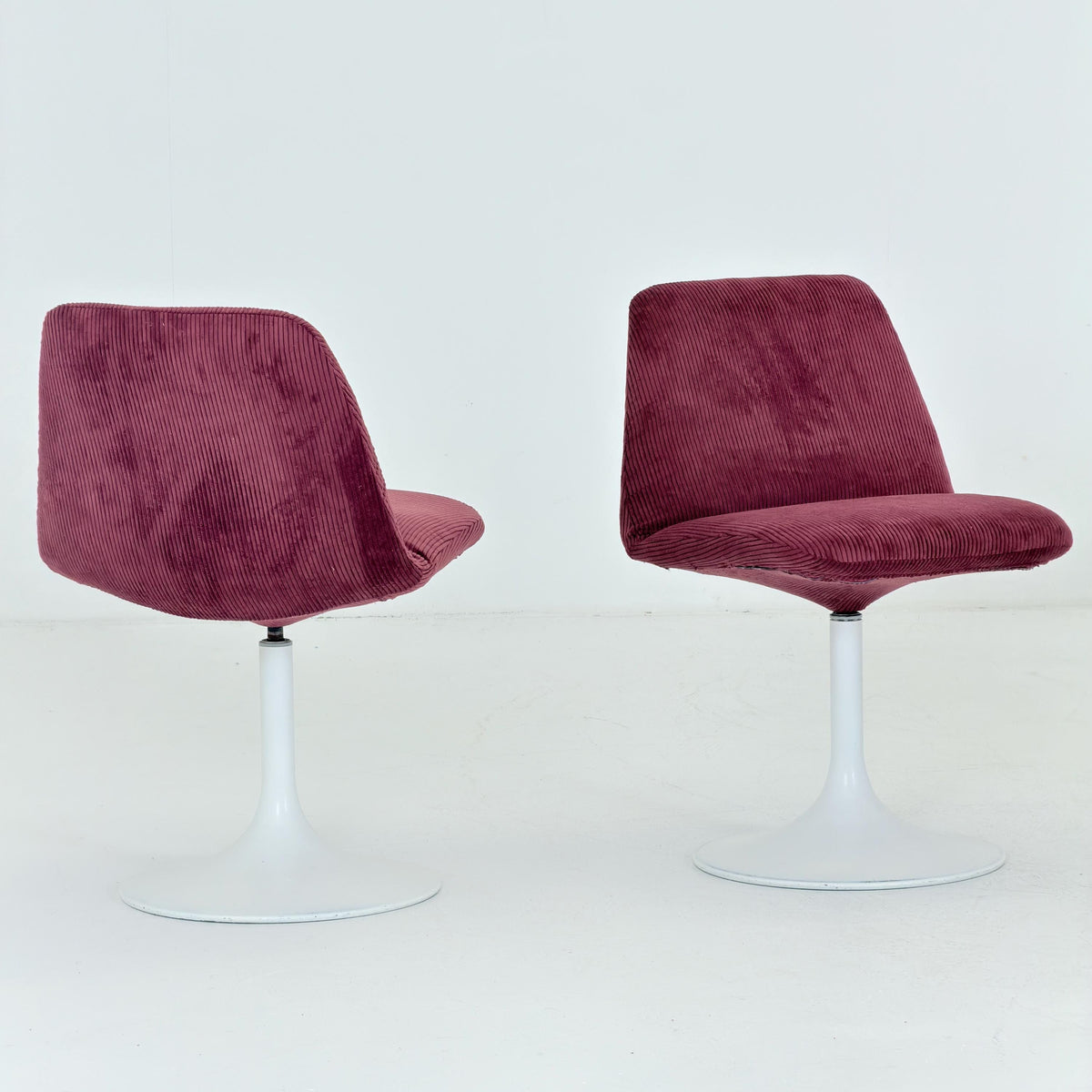Set of 4 Vintage Vinga Tulip Dining Chairs, Space Age Design, Germany 1970s