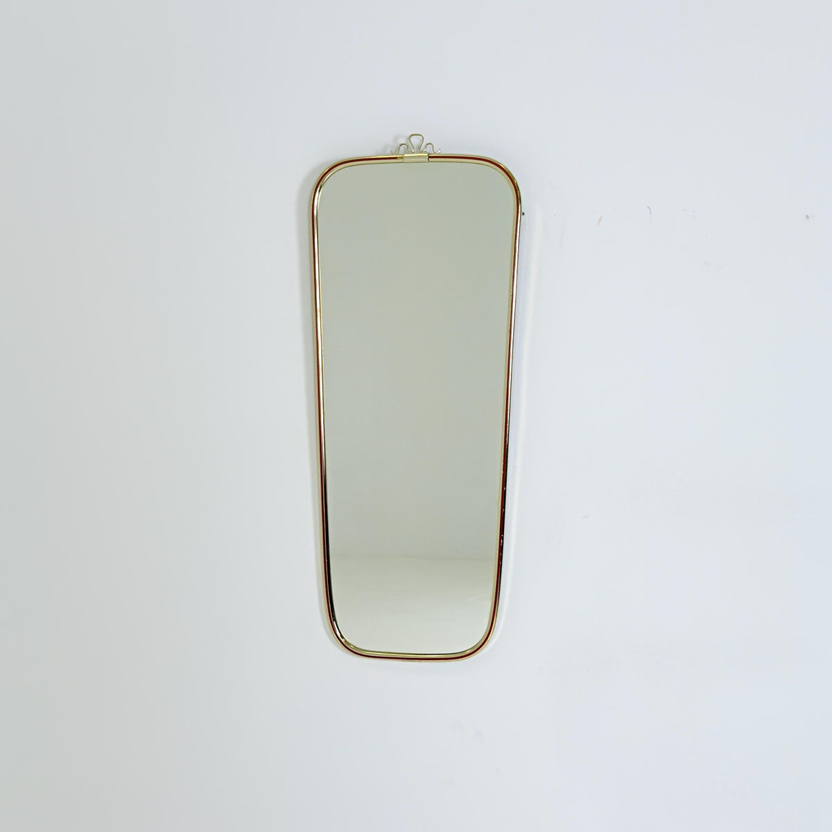 Rare Mid-Century Modern Crown Wall Mirror Nr. 340 by Lenzgold, Germany, 1960s
