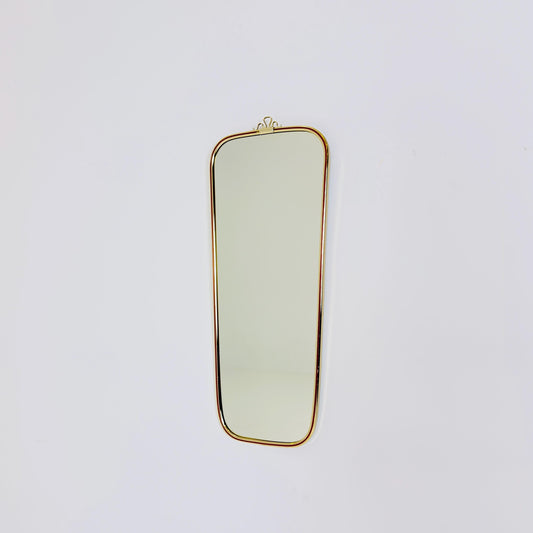Rare Mid-Century Modern Crown Wall Mirror Nr. 340 by Lenzgold, Germany, 1960s