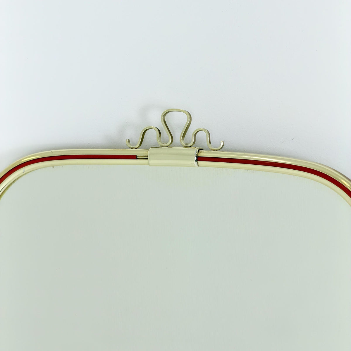 Rare Mid-Century Modern Crown Wall Mirror Nr. 340 by Lenzgold, Germany, 1960s