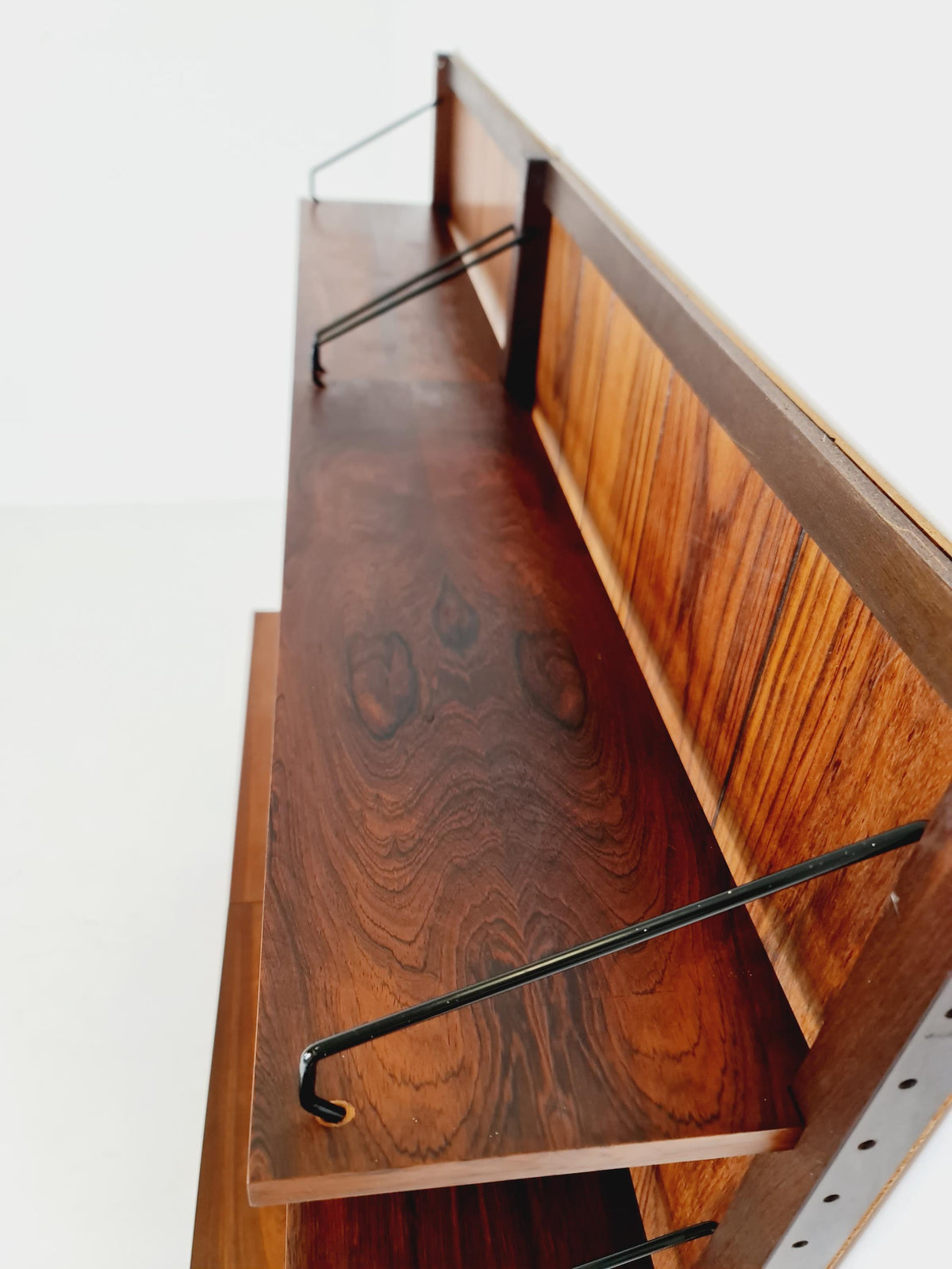 Ultra Rare Poul Cadovius Rosewood Wall Unit / Shelving System (1960s) – Mid-Century Modern Danish Masterpiece