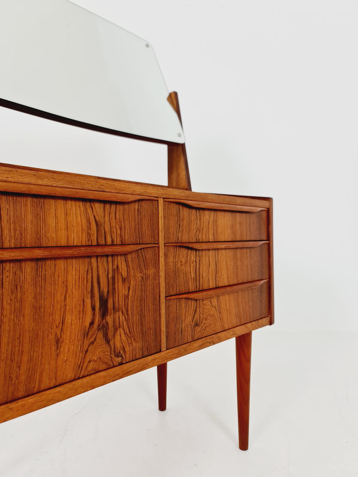 Mid Century Modern Danish Rosewood vanity table/ make up by Cs Odense Furniture, 1960s