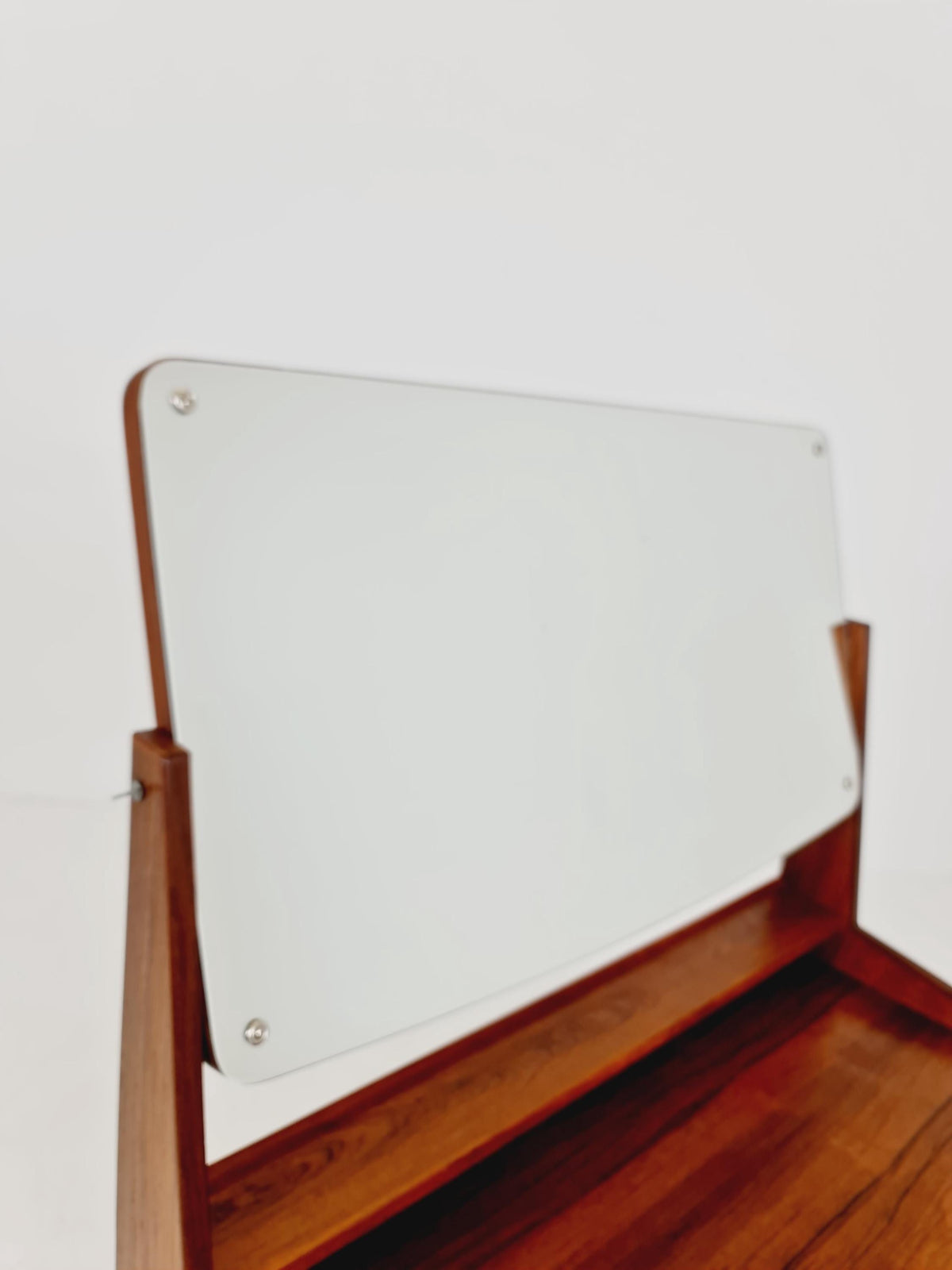Mid Century Modern Danish Rosewood vanity table/ make up by Cs Odense Furniture, 1960s