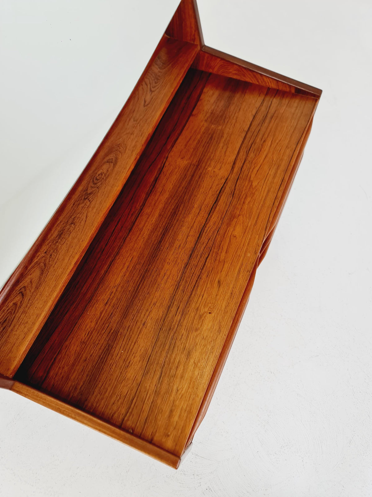 Mid Century Modern Danish Rosewood vanity table/ make up by Cs Odense Furniture, 1960s