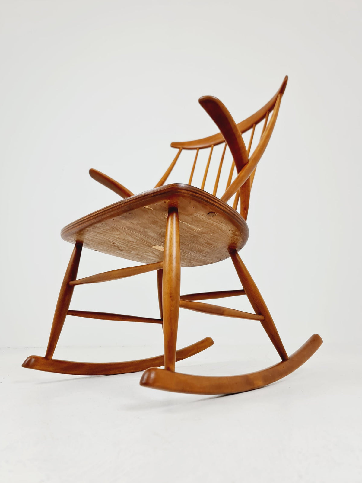 Mid century Scandinavian Rocking Chair by Illum Wikkelso For N.Eilersen , 1960s