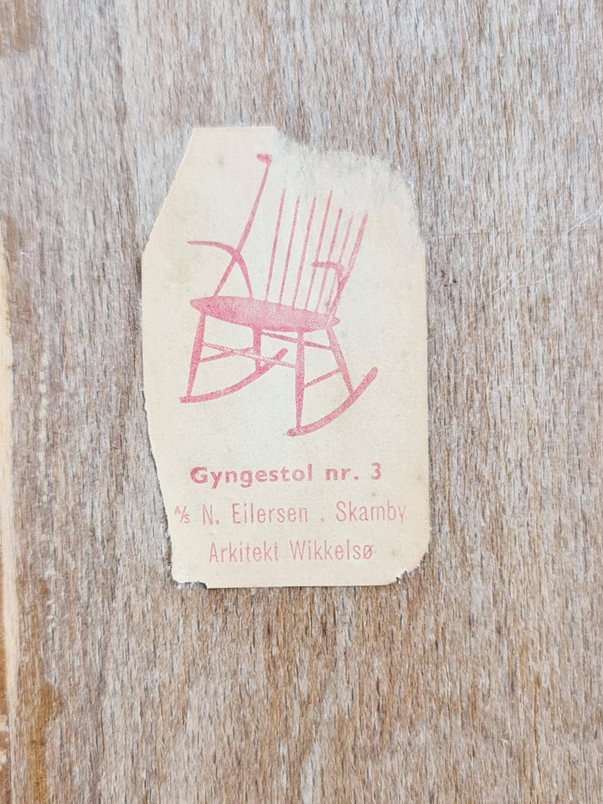 Mid century Scandinavian Rocking Chair by Illum Wikkelso For N.Eilersen , 1960s