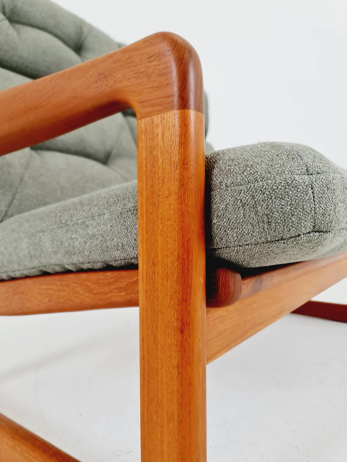 Mid century teak 2-Seater Sofa by EMC Möbelfabrik , 1970s
