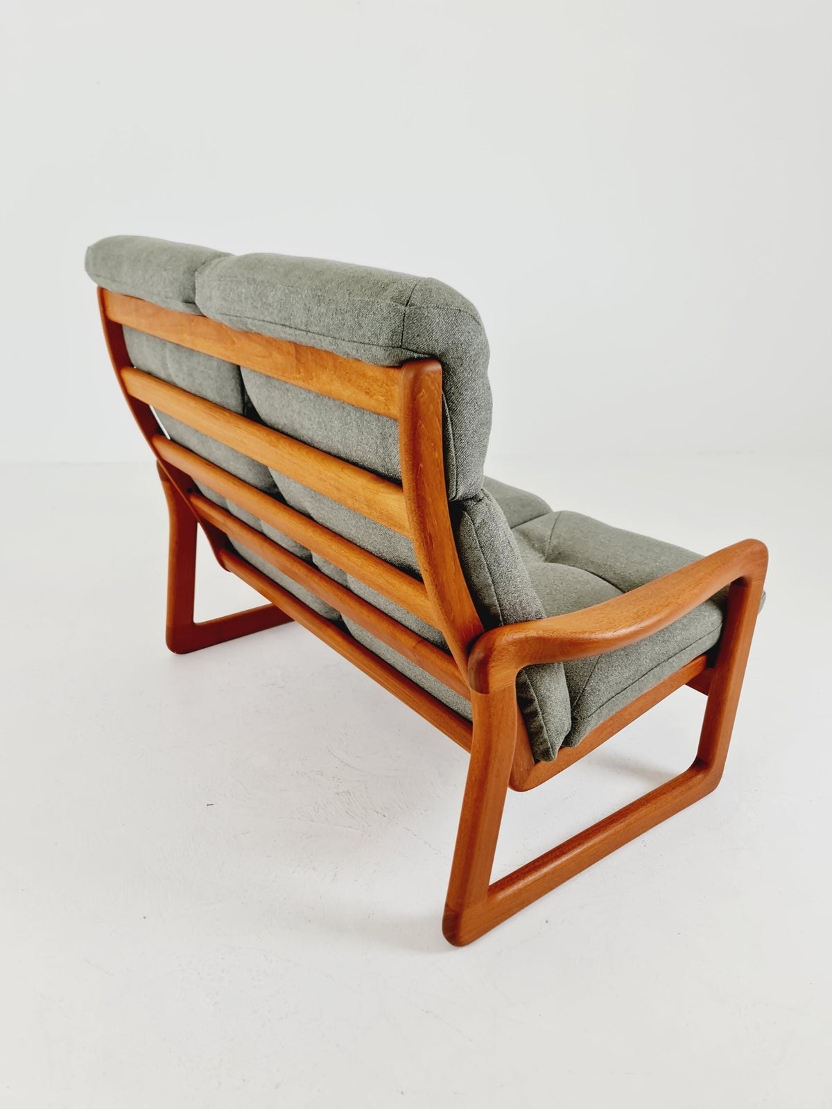 Mid century teak 2-Seater Sofa by EMC Möbelfabrik , 1970s