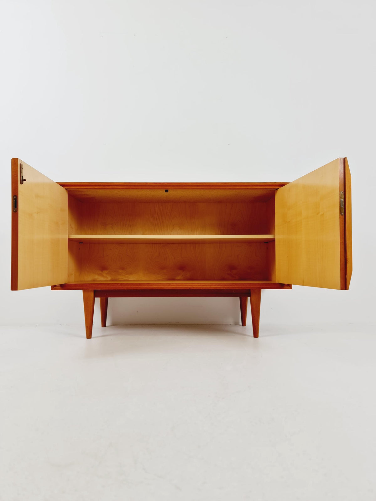 Rare German mid-century Ash sideboard BY Leo BuB for BUB Valuables , 1960s