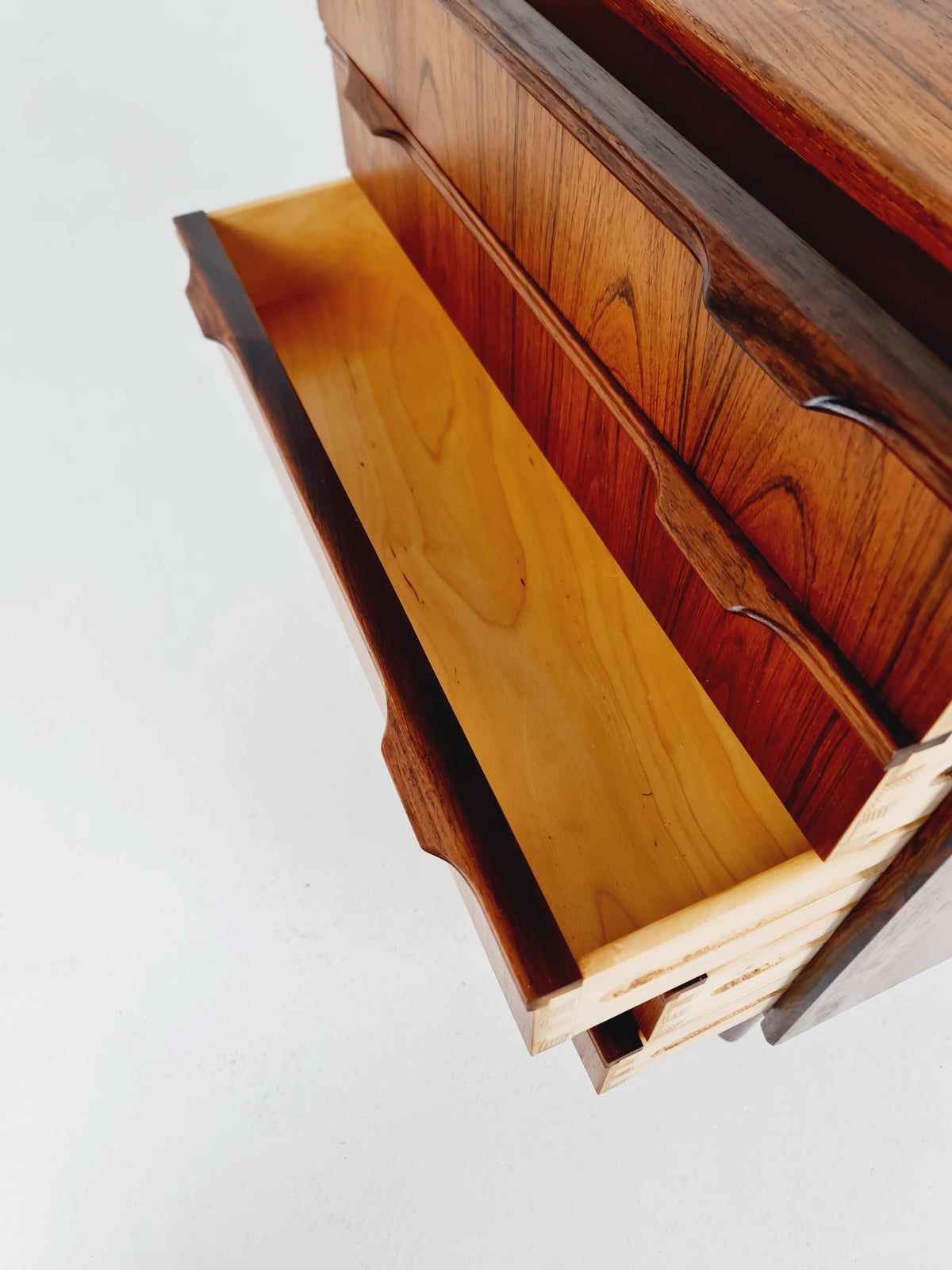 Midcentury danish Rosewood drawer dresser /5 drawers by Erling Torvits for Kund Nielsen Möbelfabrik , 1960s