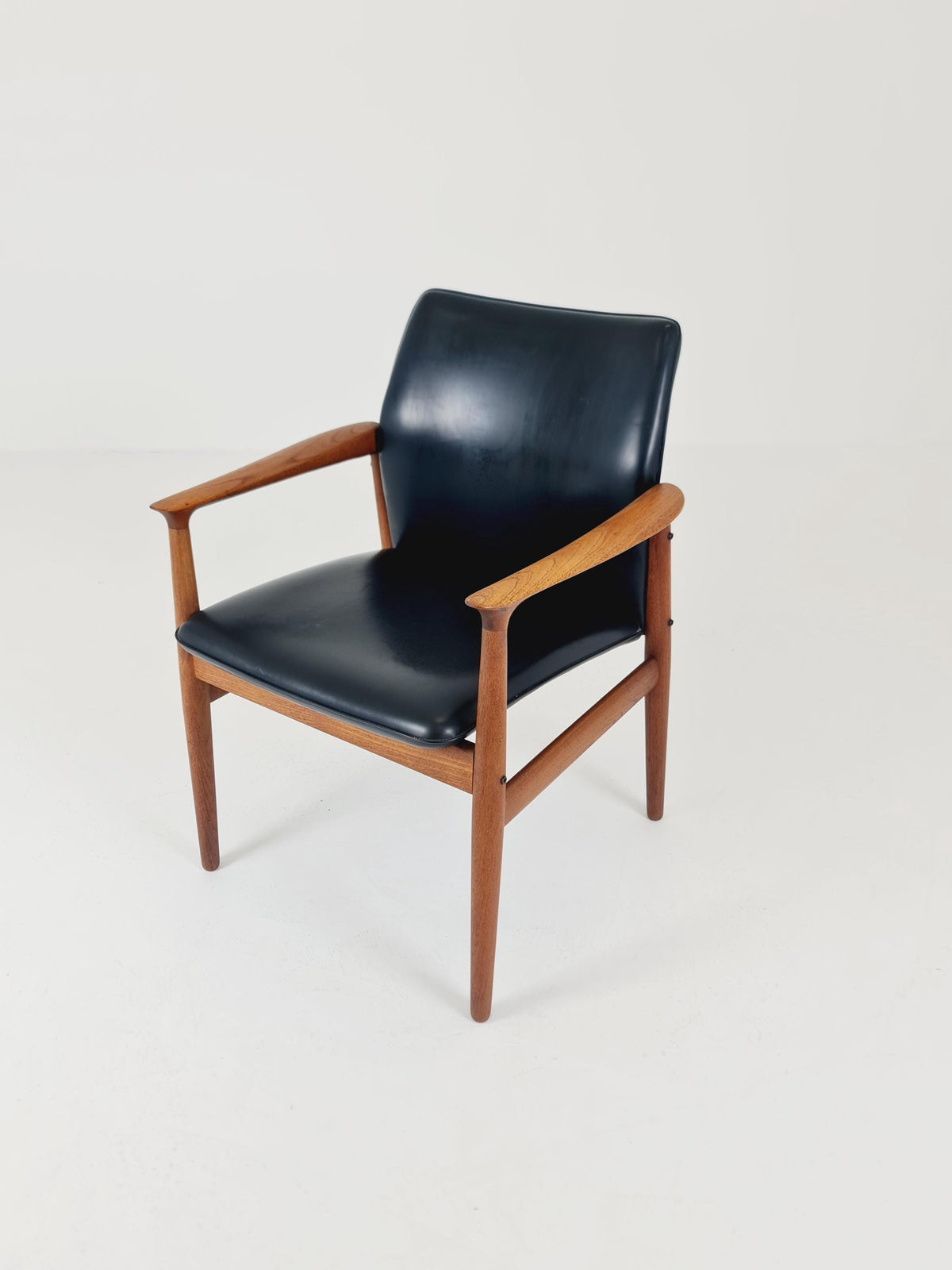 Mid-century Rare Danish teak lounge chair/ Easy chair by Grete Jalk For Glostrup , 1960s