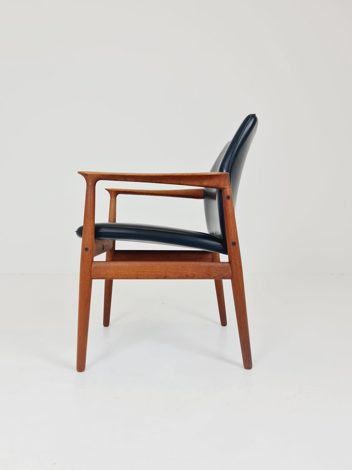 Mid-century Rare Danish teak lounge chair/ Easy chair by Grete Jalk For Glostrup , 1960s