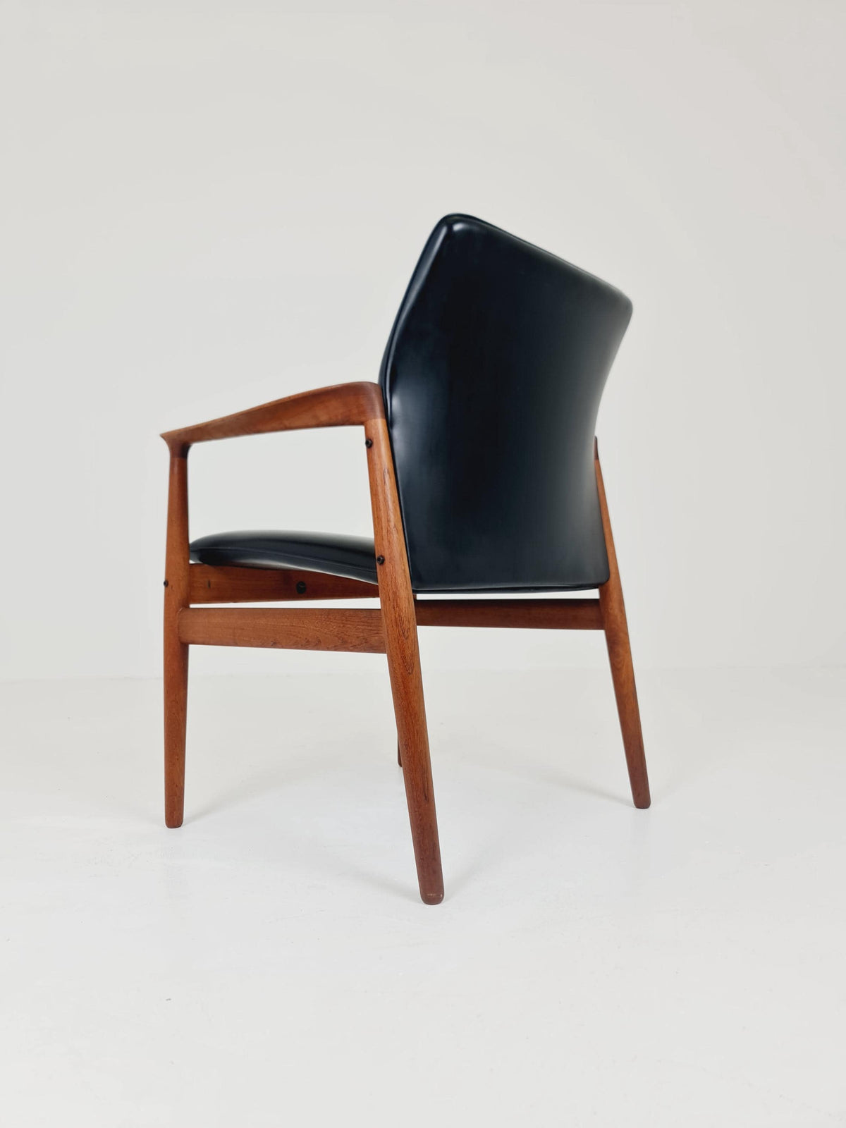 Mid-century Rare Danish teak lounge chair/ Easy chair by Grete Jalk For Glostrup , 1960s