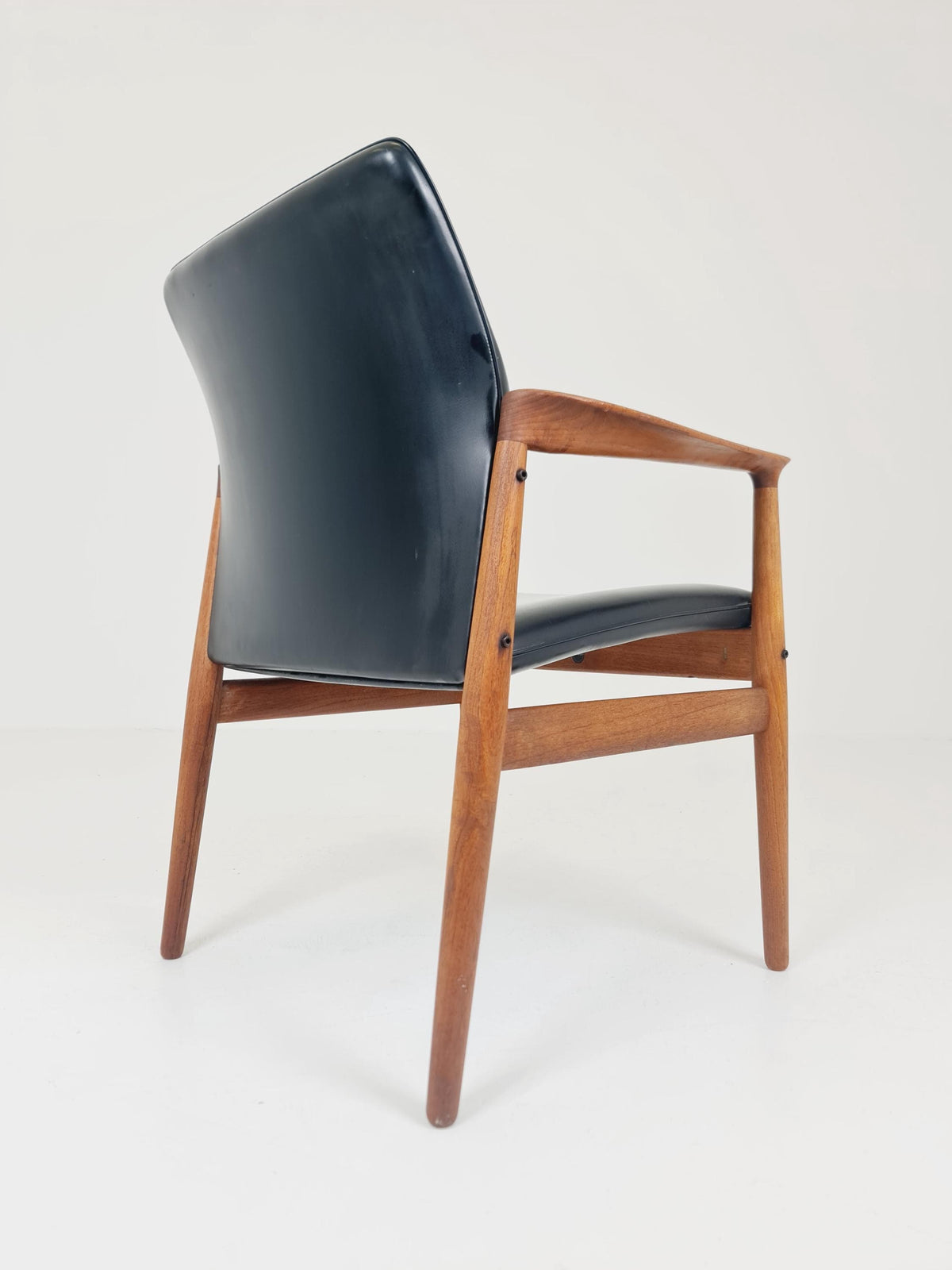 Mid-century Rare Danish teak lounge chair/ Easy chair by Grete Jalk For Glostrup , 1960s