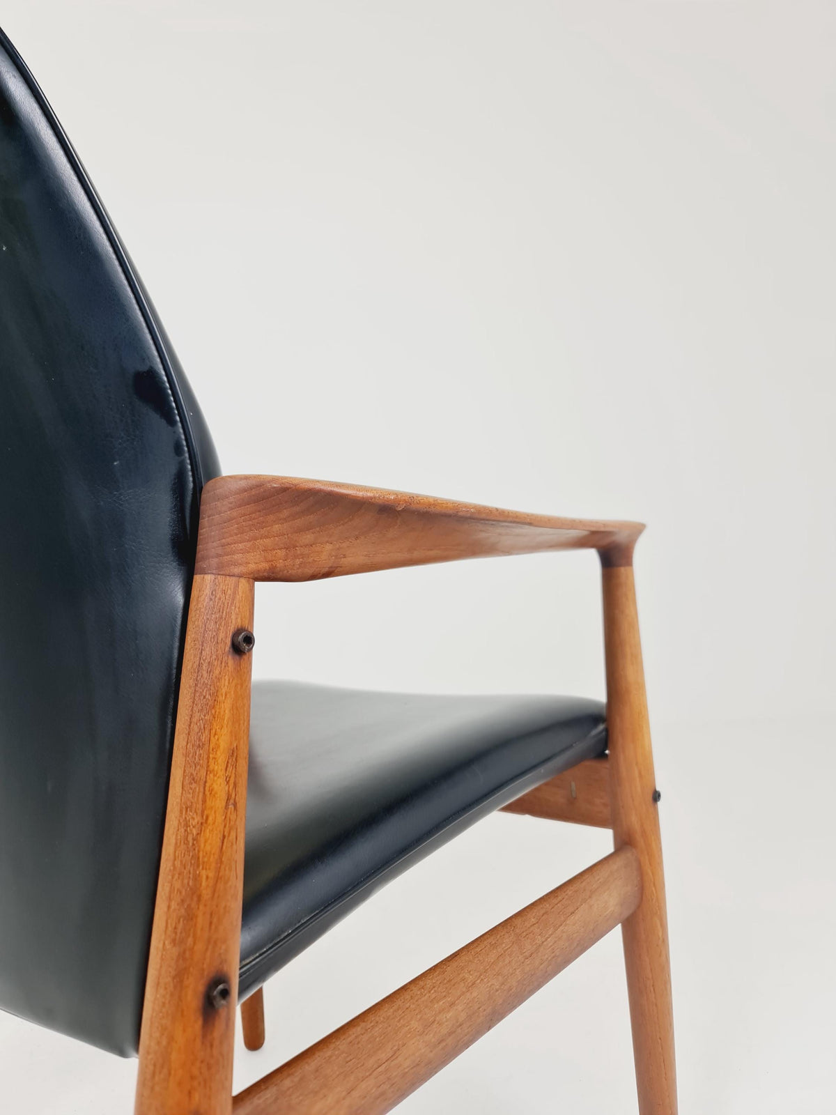 Mid-century Rare Danish teak lounge chair/ Easy chair by Grete Jalk For Glostrup , 1960s