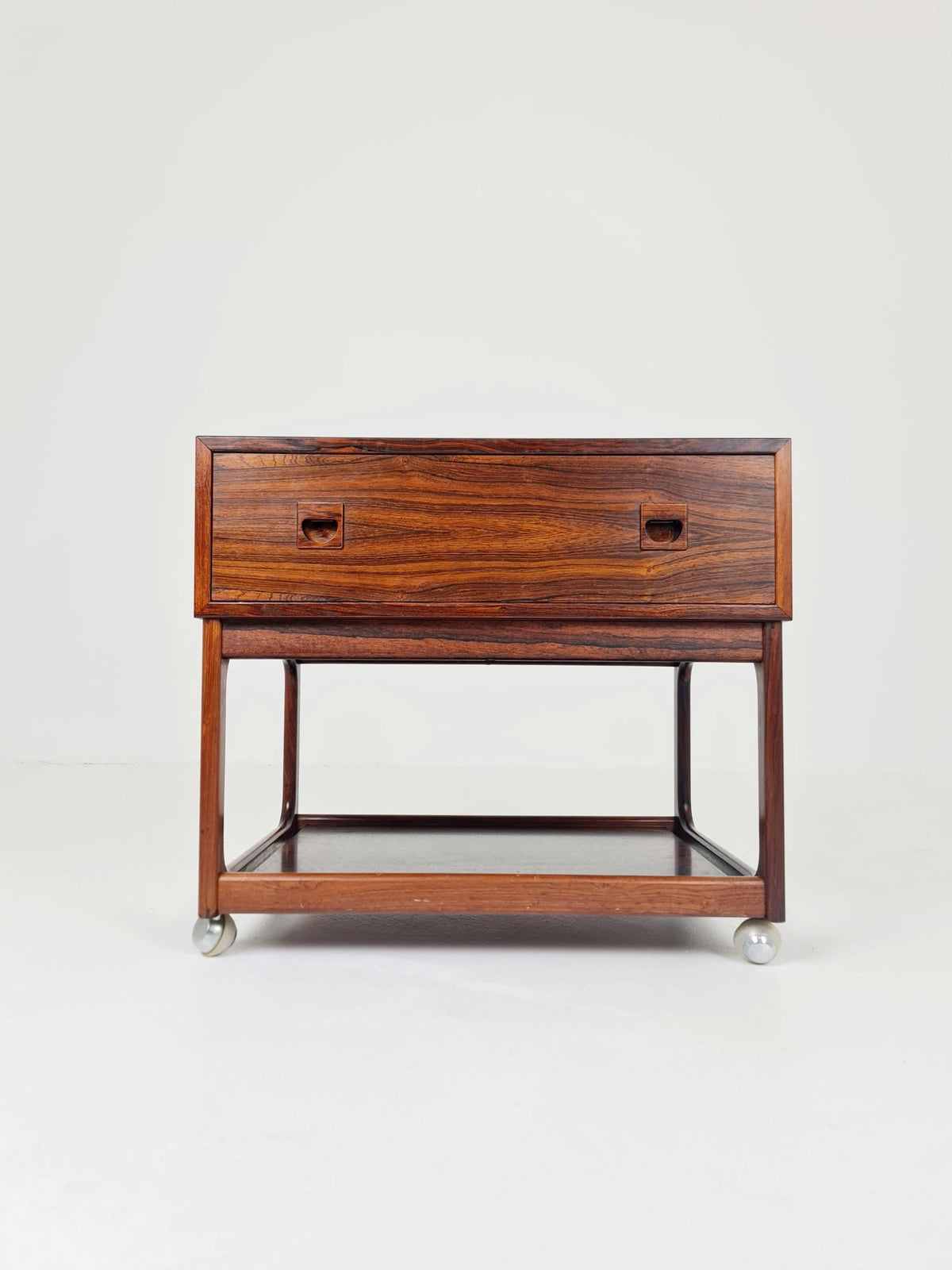Midcentury danish Rosewood Vintage Side table/ Bedside table By Erik Brouer for Brouer , 1960s