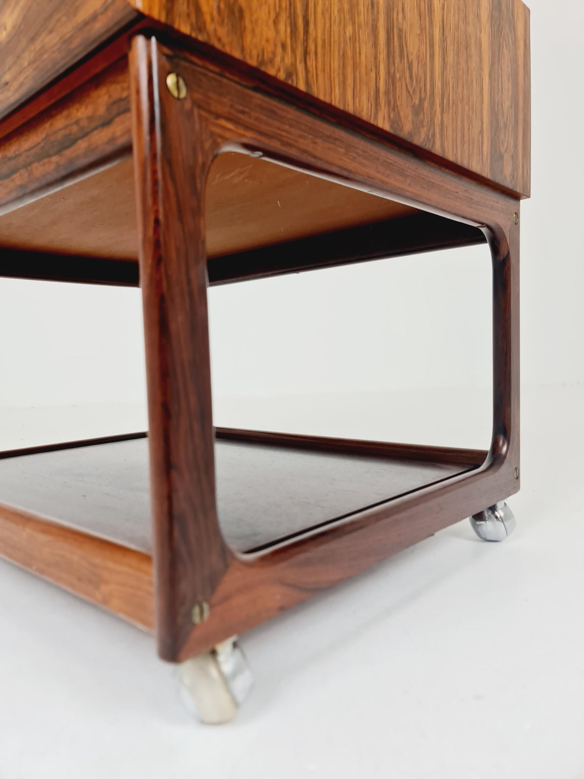 Midcentury danish Rosewood Vintage Side table/ Bedside table By Erik Brouer for Brouer , 1960s